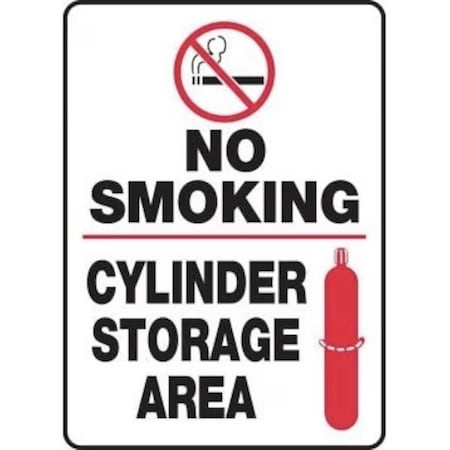 Accuform NO SMOKING SAFETY SIGN CYLINDER MCPG504VP MCPG504VP